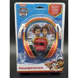 NEW eKids Paw Patrol  Marshall Kids Wired Headphones PW-140MA Parent Vol Control